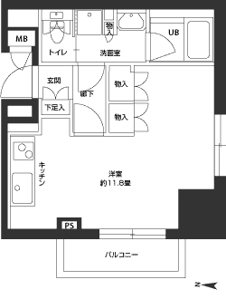 カスタリア栄 間取り