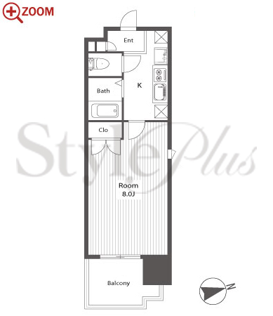 パルティール上前津 間取り